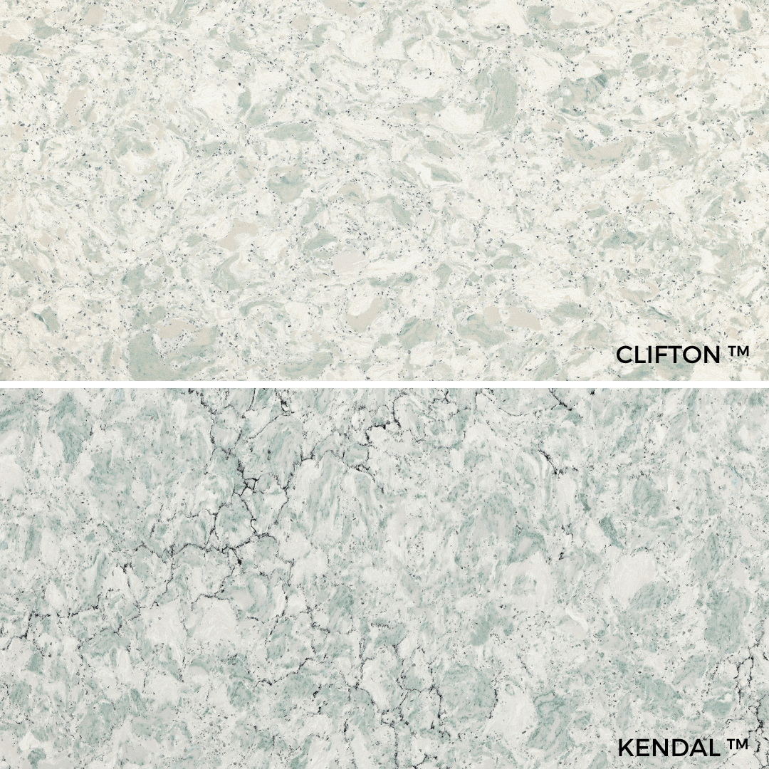 Clifton Cambria Quartz vs Kendal Cambria Quartz