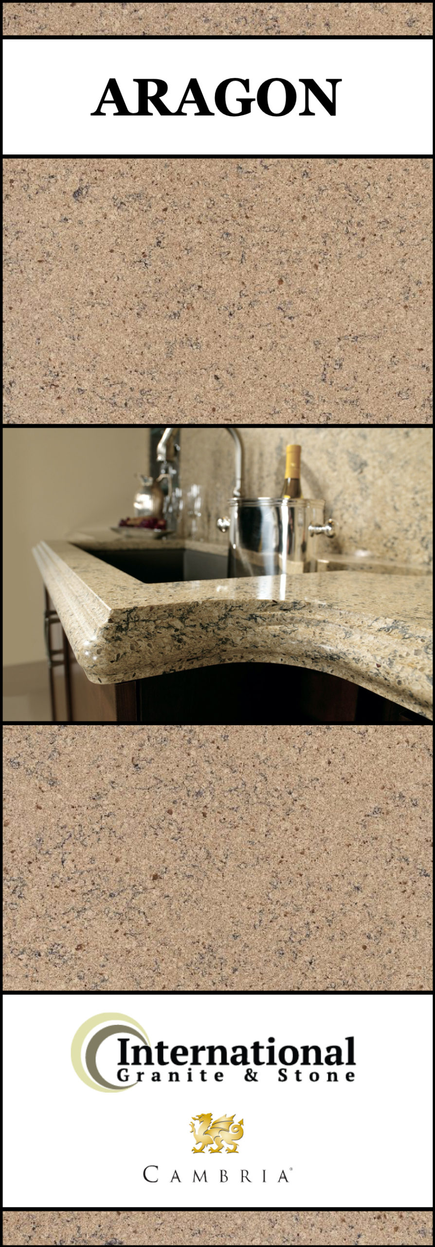 Aragon Cambria Quartz Full Slab Pin