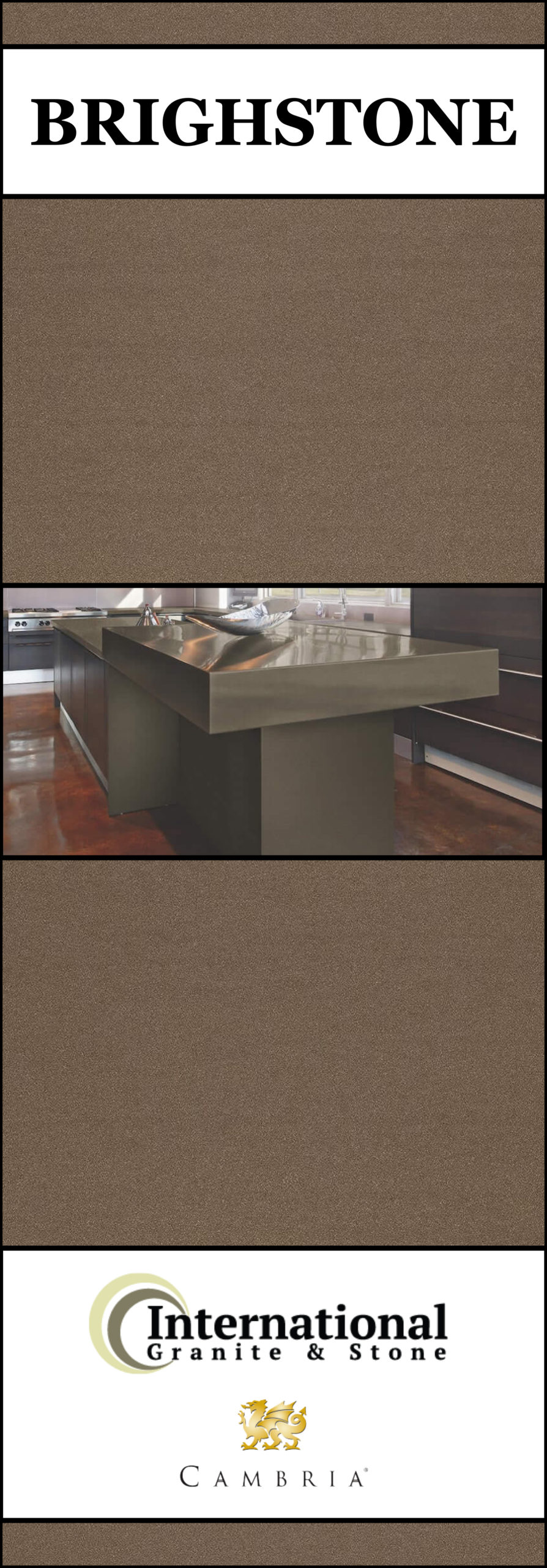 Brighstone Cambria Quartz Full Slab Pin