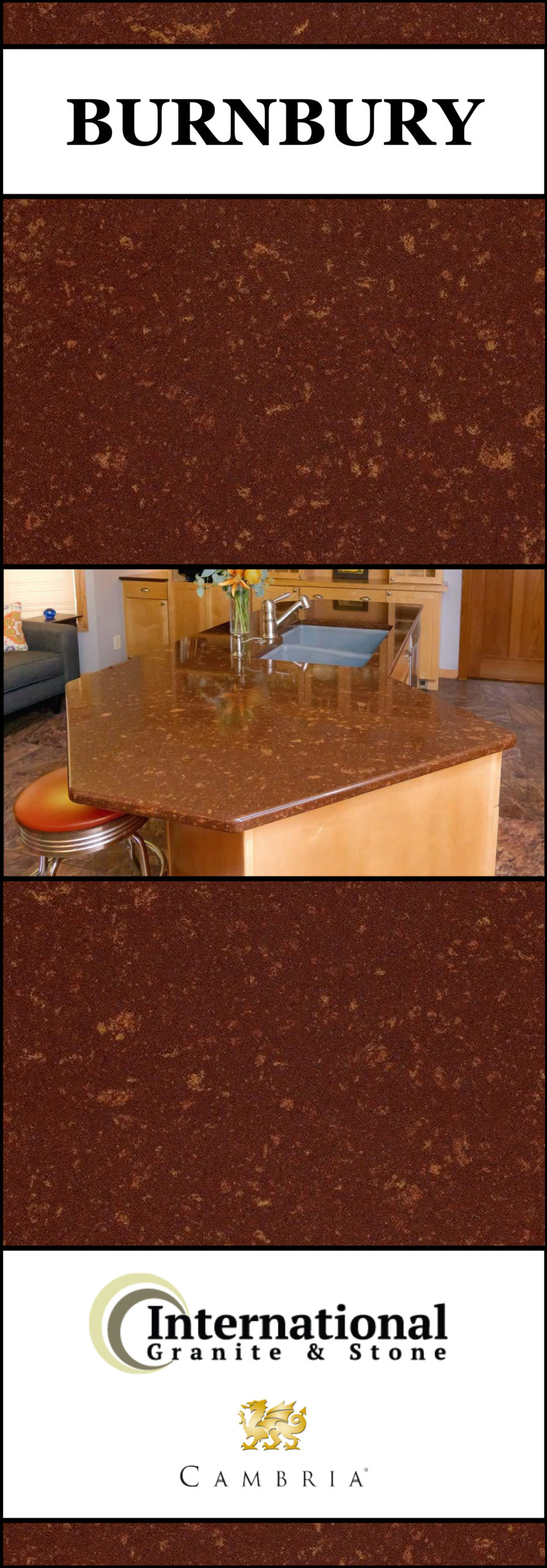 Burnbury Cambria Quartz Full Slab Pin