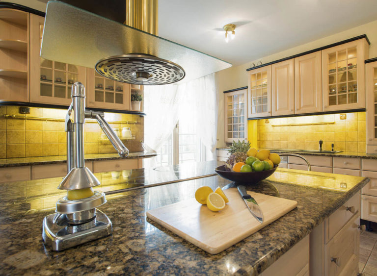 Giallo Fiorito Kitchen Island