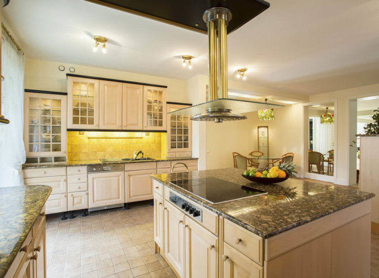 Giallo Fiorito Granite Kitchen