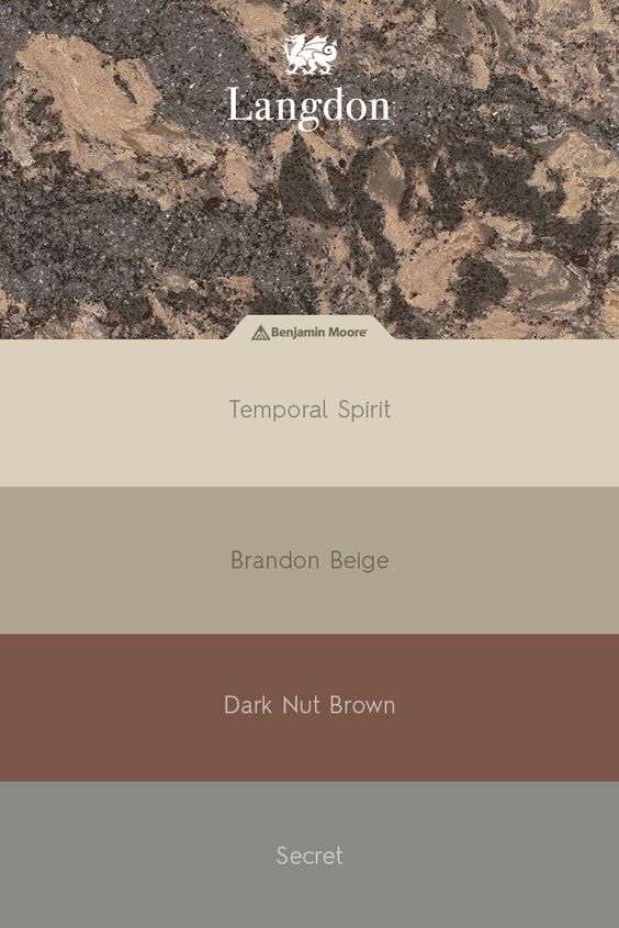 Cambria Langdon Quartz Benjamin Moore Paint Sample