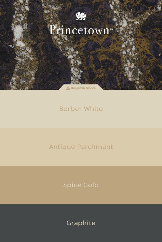 Cambria Princetown Quartz Benjamin Moore Paint Sample