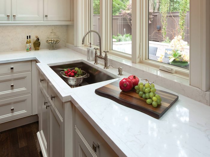 Cambria Torquay Quartz Countertops Kitchen Sink