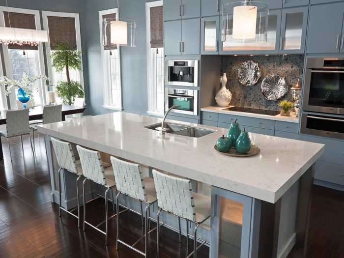 Cambria Torquay Quartz Kitchen Island