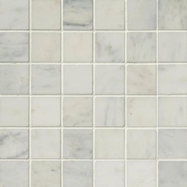Arabescato Carrara 2×2 Honed In 12×12 Mesh