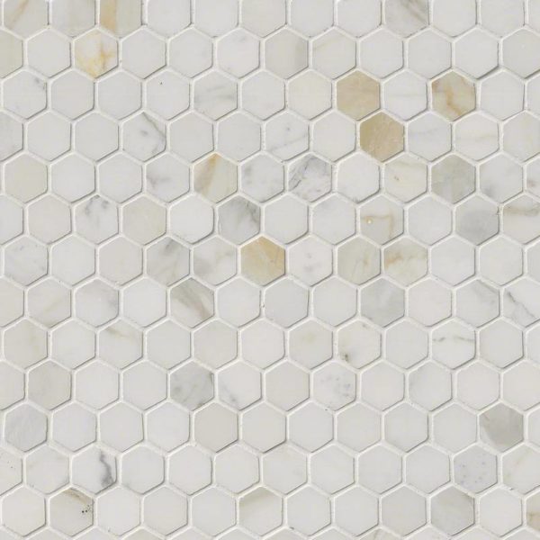 Calacatta Gold 1inch Hexagon Polished