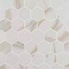 Calacatta Matte 2×2 Hexagon Mosaic