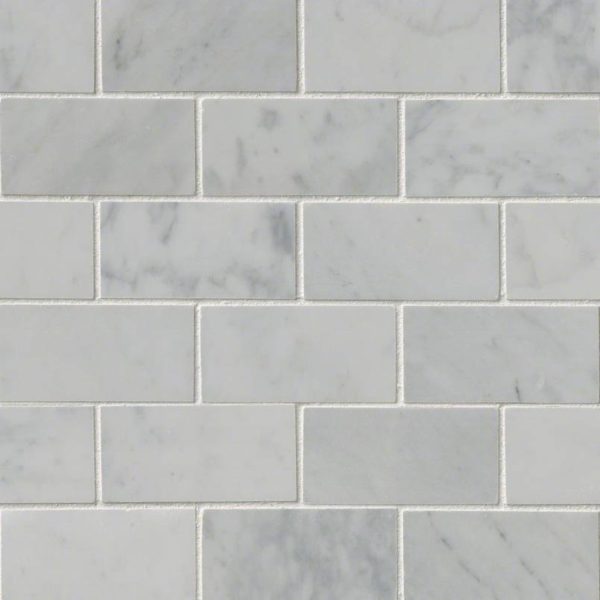 Carrara White 2×4 Polished