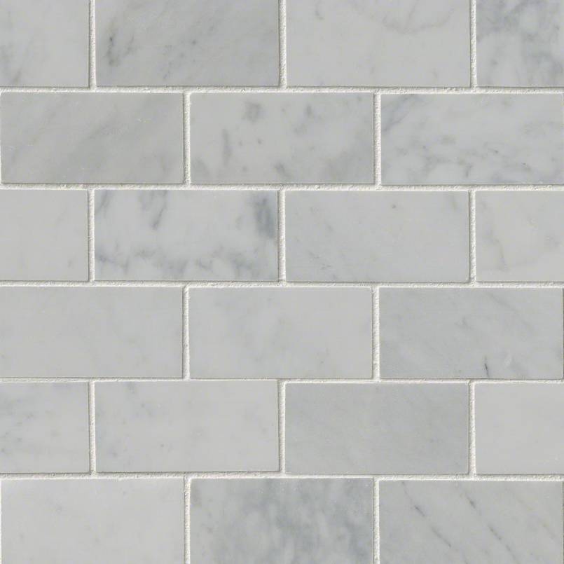 Carrara White 2×4 Polished