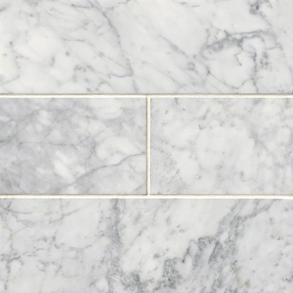 Carrara White Subway Tile 4×12