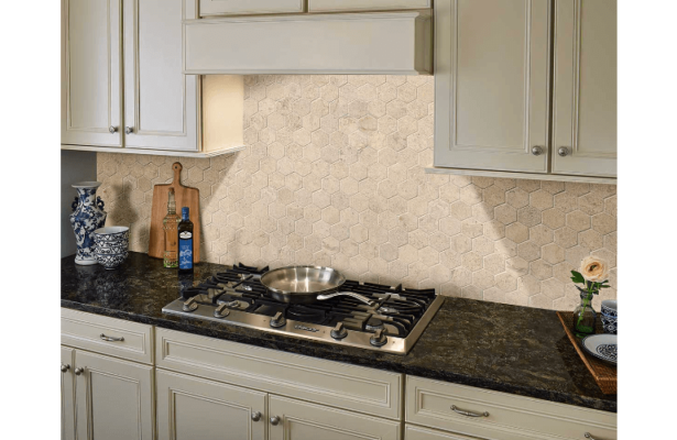 Coastal Sand 2inch Hexagon Honed