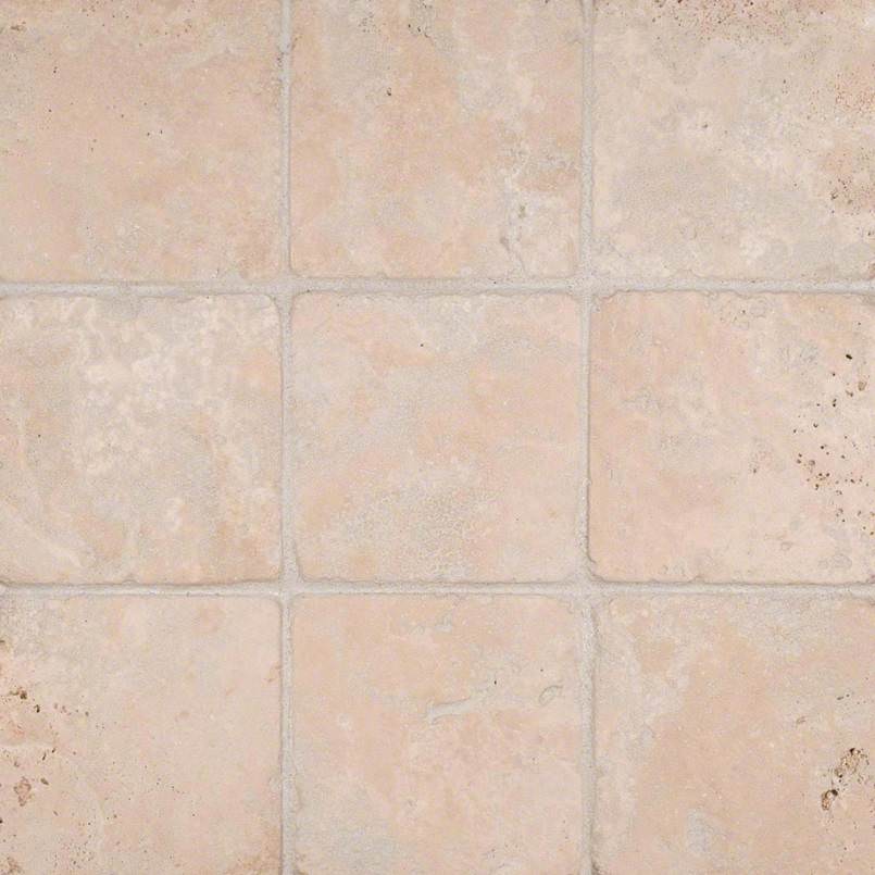 Durango Cream 4×4 Tumbled Tile