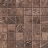 Emperador Dark 2×2 Tumbled In 12×12 Mesh
