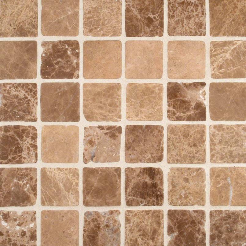 Emperador Light 2×2 Tumbled
