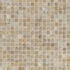 Giallo Crystal Onyx 5/8 X 5/8 Polished In 12×12 Mesh