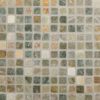 Golden White Quartzite 1×1 Tumbled In 12×12 Mesh