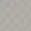 Gray Glossy Arabesque Mosaic