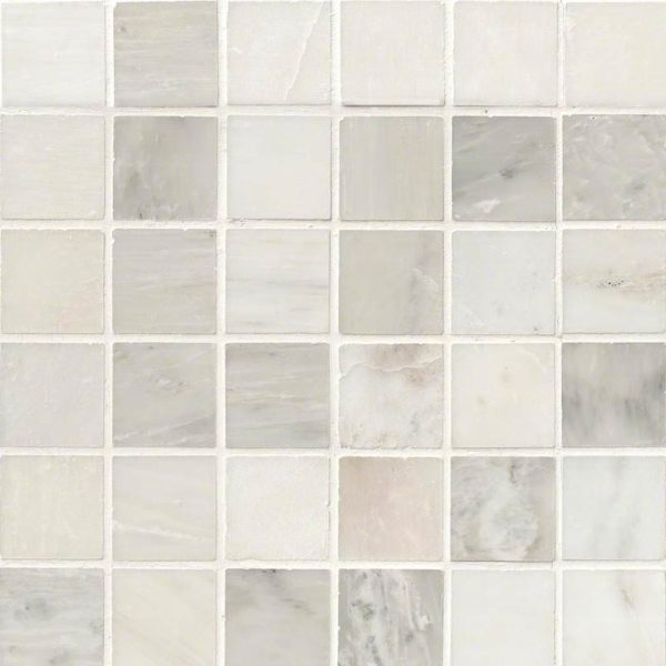 Greecian White 2×2 Polished In 12×12 Mesh