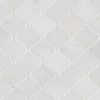 Greecian White Arabesque Pattern Polished