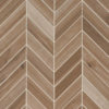 Havenwood Platinum Chevron Mosaic 12×15