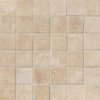 Ivory Travertine 2×2 Honed And Filled In 12×12 Mesh