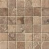 Tuscany Walnut 2×2 Tumbled In 12×12 Mesh
