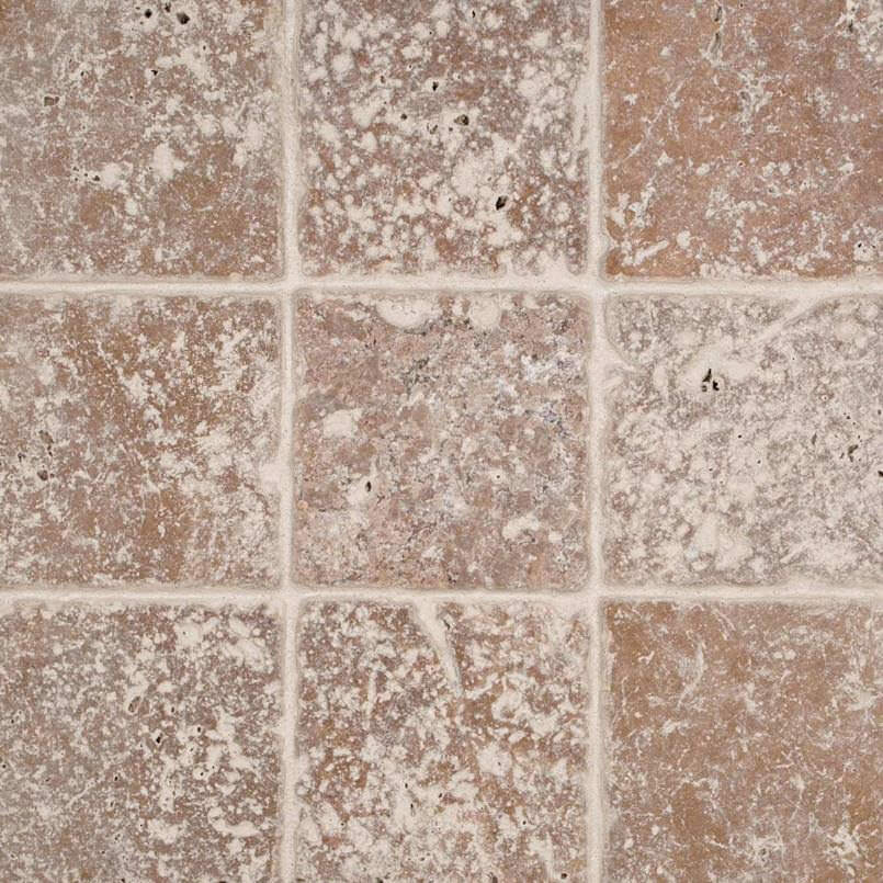 Tuscany Walnut 4×4 Tumbled Tile