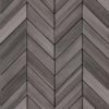 Watercolor Graphite Chevron Mosaic 12×15