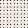 White And Black Matte Basket Weave Mosaic
