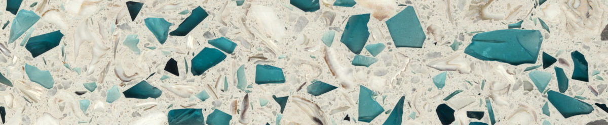 Bretagne Blue Vetrazzo Slab