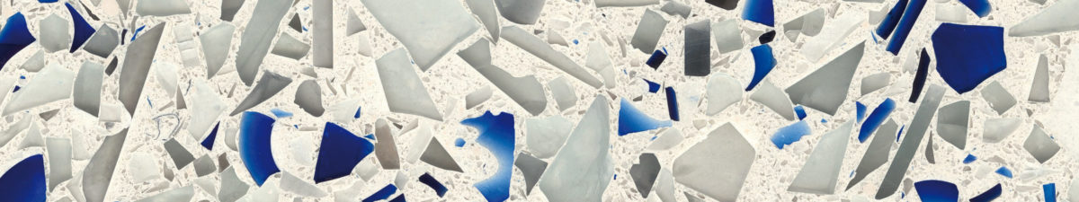 Chivalry Blue Vetrazzo Slab