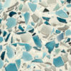 Floating Blue With Sea Pearl Vetrazzo