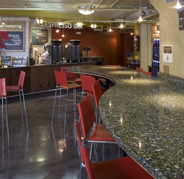 Bistro Green With Patina Vetrazzo