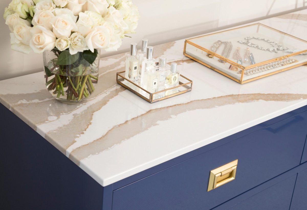Brittanicca Gold Cambria Quartz Countertop