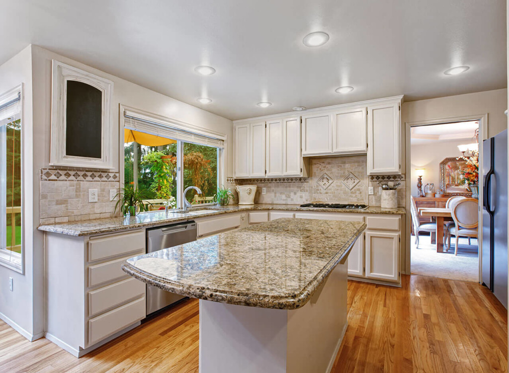 Santa Cecilia Gold Granite Kitchen