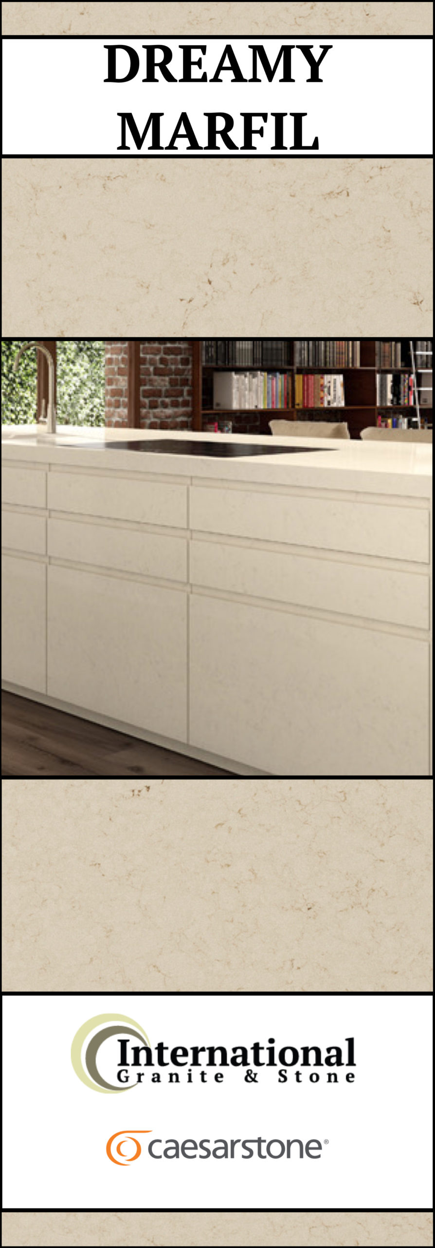 Dreamy Marfil Full Slab Pinterest