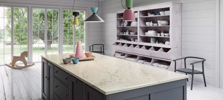Noble Grey Caesarstone Quartz Kitchen