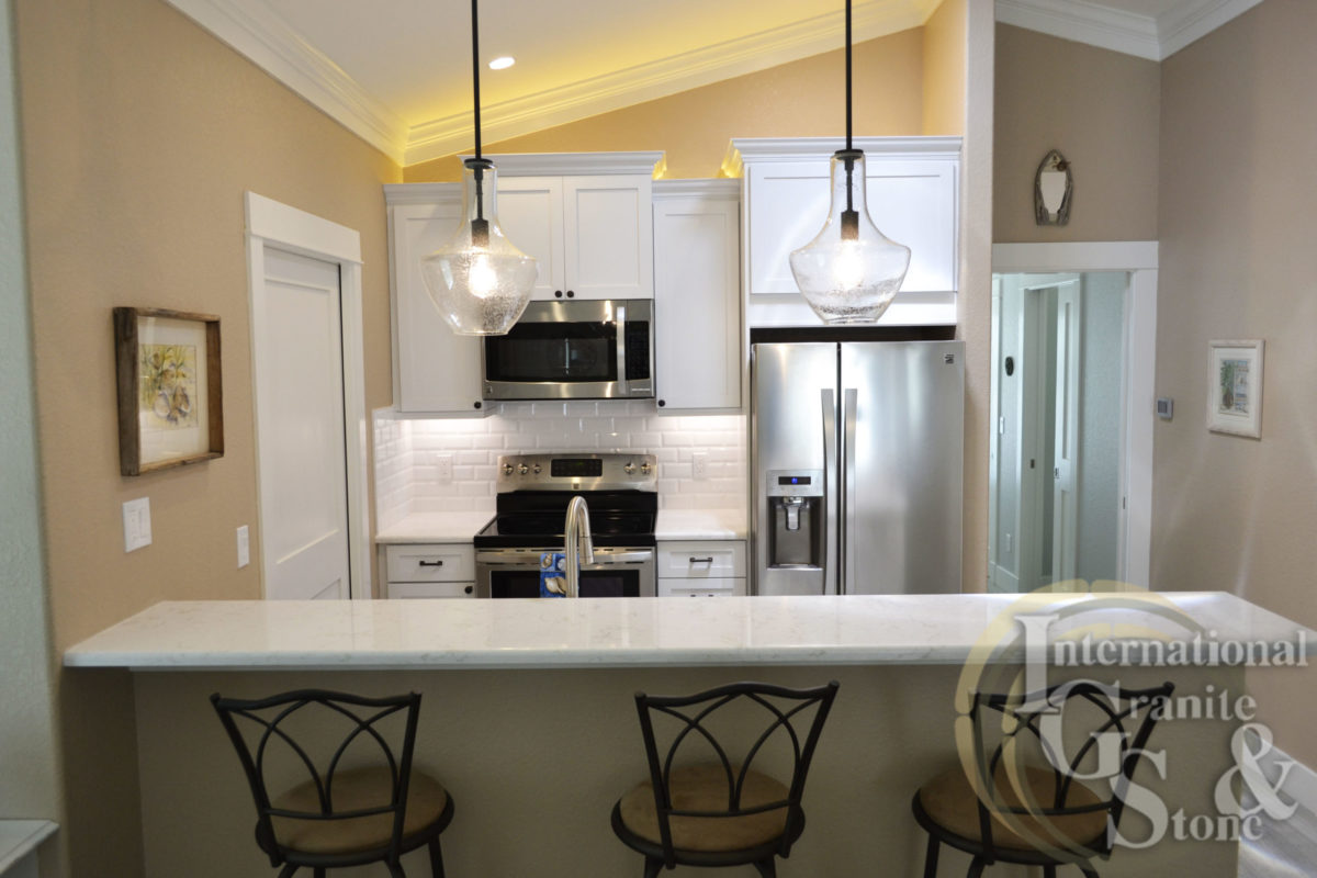Cambria Torquay Quartz Installed in a Sarasota Kitchen