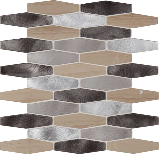 Daltile Infinite Mirage IM07 1x4 Hexagon Forever Aura