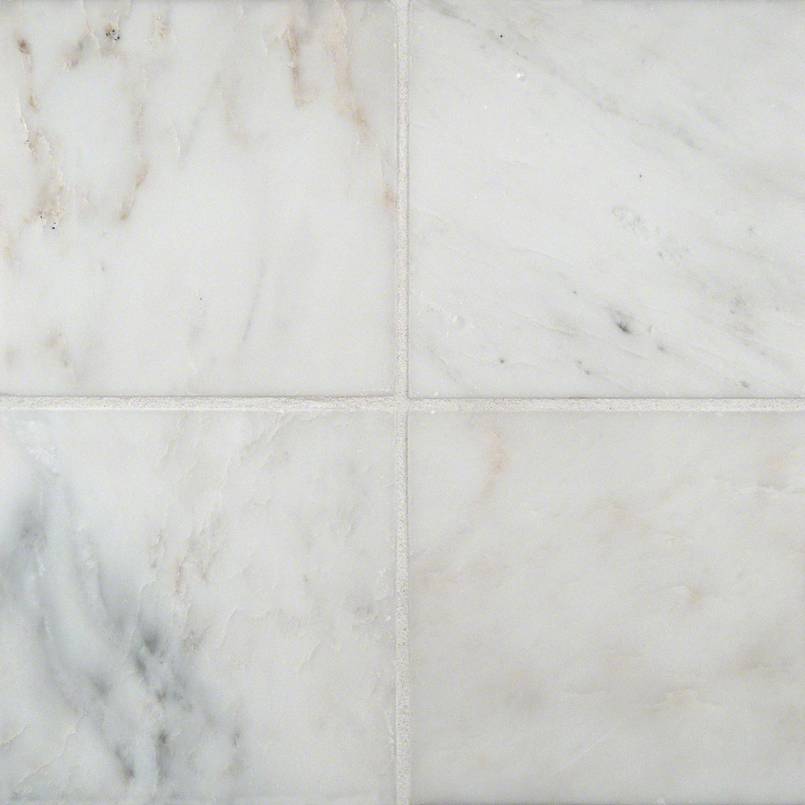 Arabescato Cararra 6x6 Honed And Beveled Tile