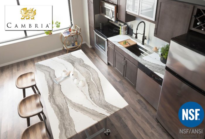 Skara Brae Cambria Quartz Kitchen Countertops