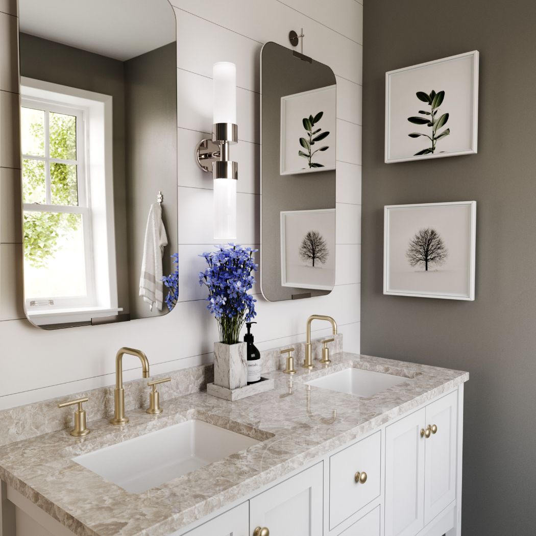 Bellwater Cambria Quartz Home Depot Bathroom Countertops