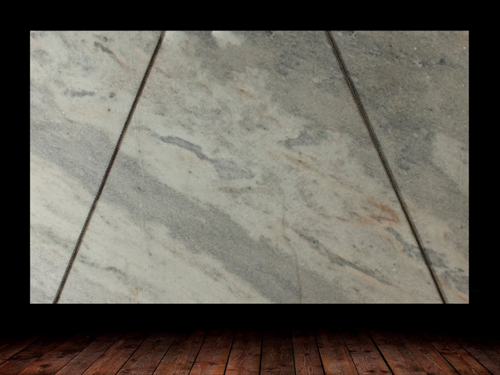 ELEGANTE WHITE LEATHER FINISH MARBLE