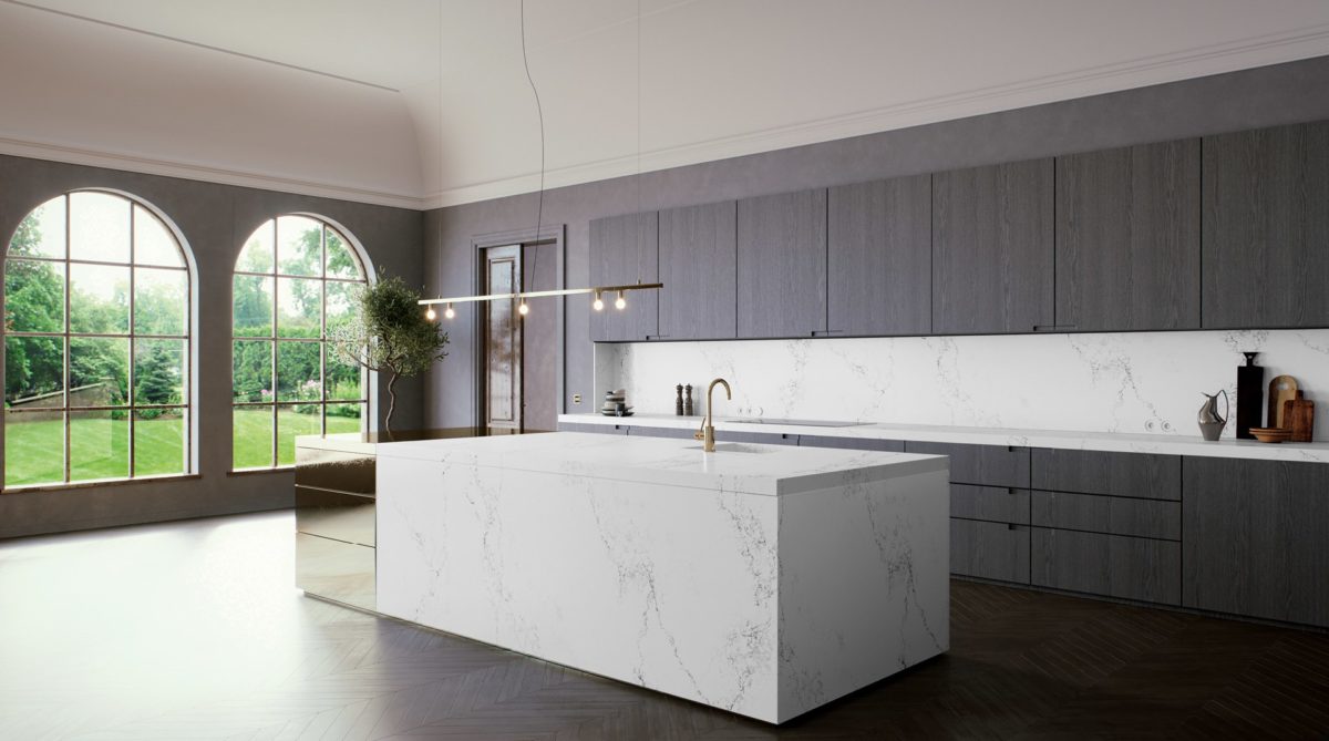 CAESARSTONE EMPIRA WHITE QUARTZ