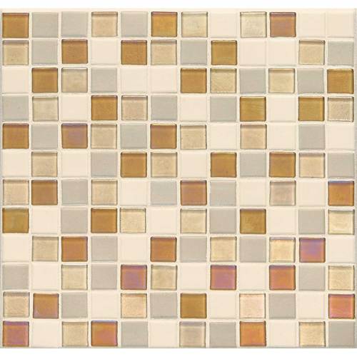 DALTILE COASTAL KEYSTONES ISLAND HARVEST 1 X 1 MOSAIC CK91-7628