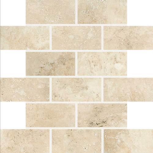 DALTILE ESTA VILLA TERRACE BEIGE 2 X 4 MOSAIC EV98-6514