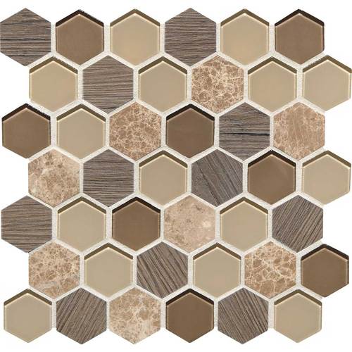 DALTILE IDYLLIC BLENDS SYLVAN SUNSET IB02-7596
