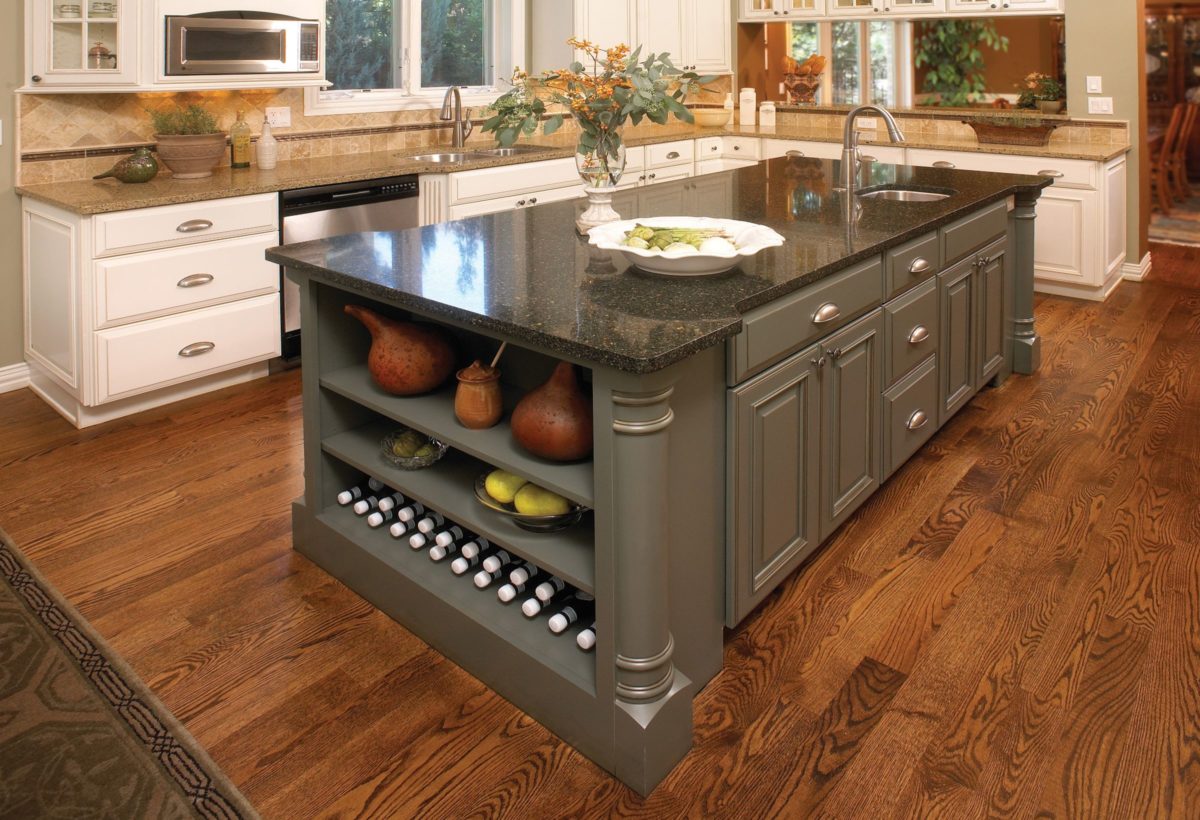 Welshpool Black Cambria Quartz Kitchen Island